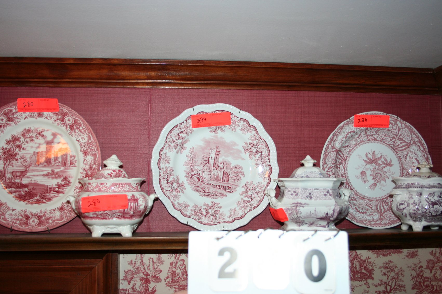 Image for Vintage Staffordshire (6 Pieces)