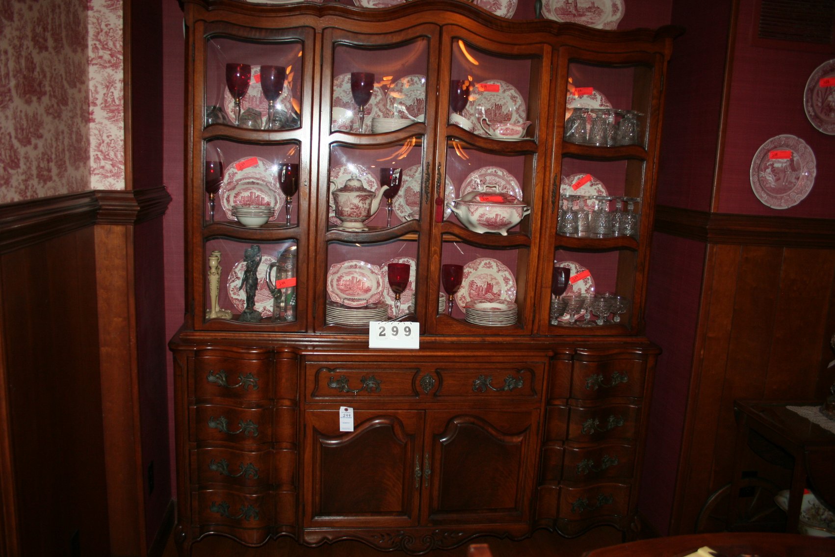 Image for Vintage China Cabinet 83