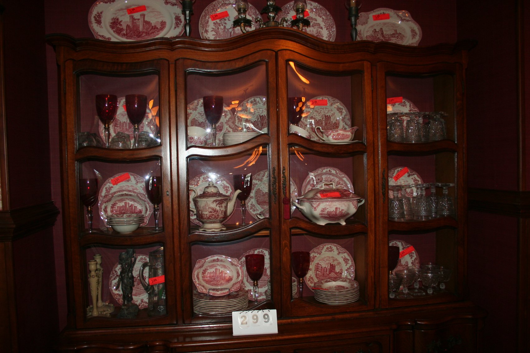Image for Vintage China Cabinet 83