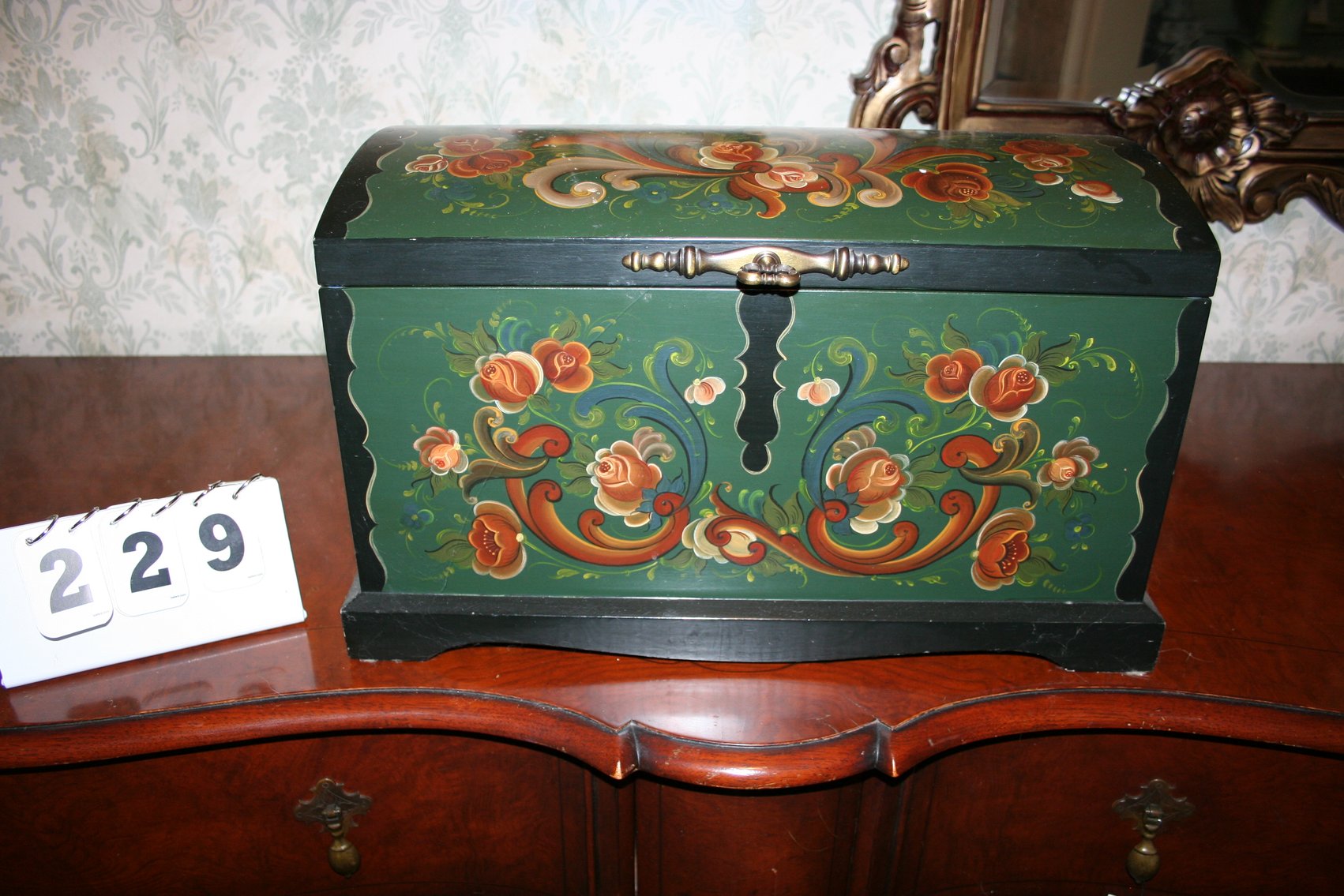 Image for Hand Painted Wooden Box 18