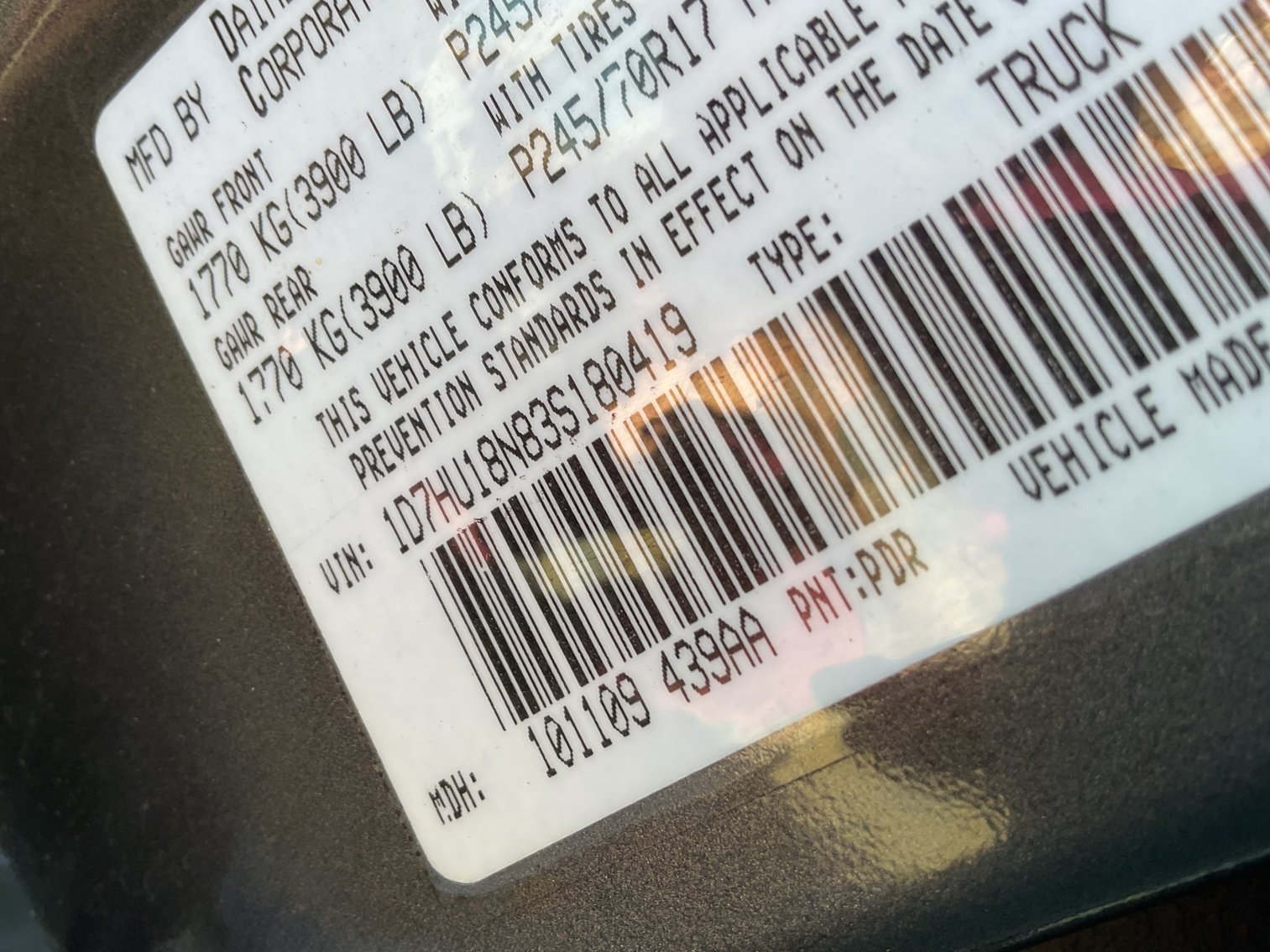 Image for 2002 Dodge RAM 1500 Pick Up Truck w/ Crew Cab