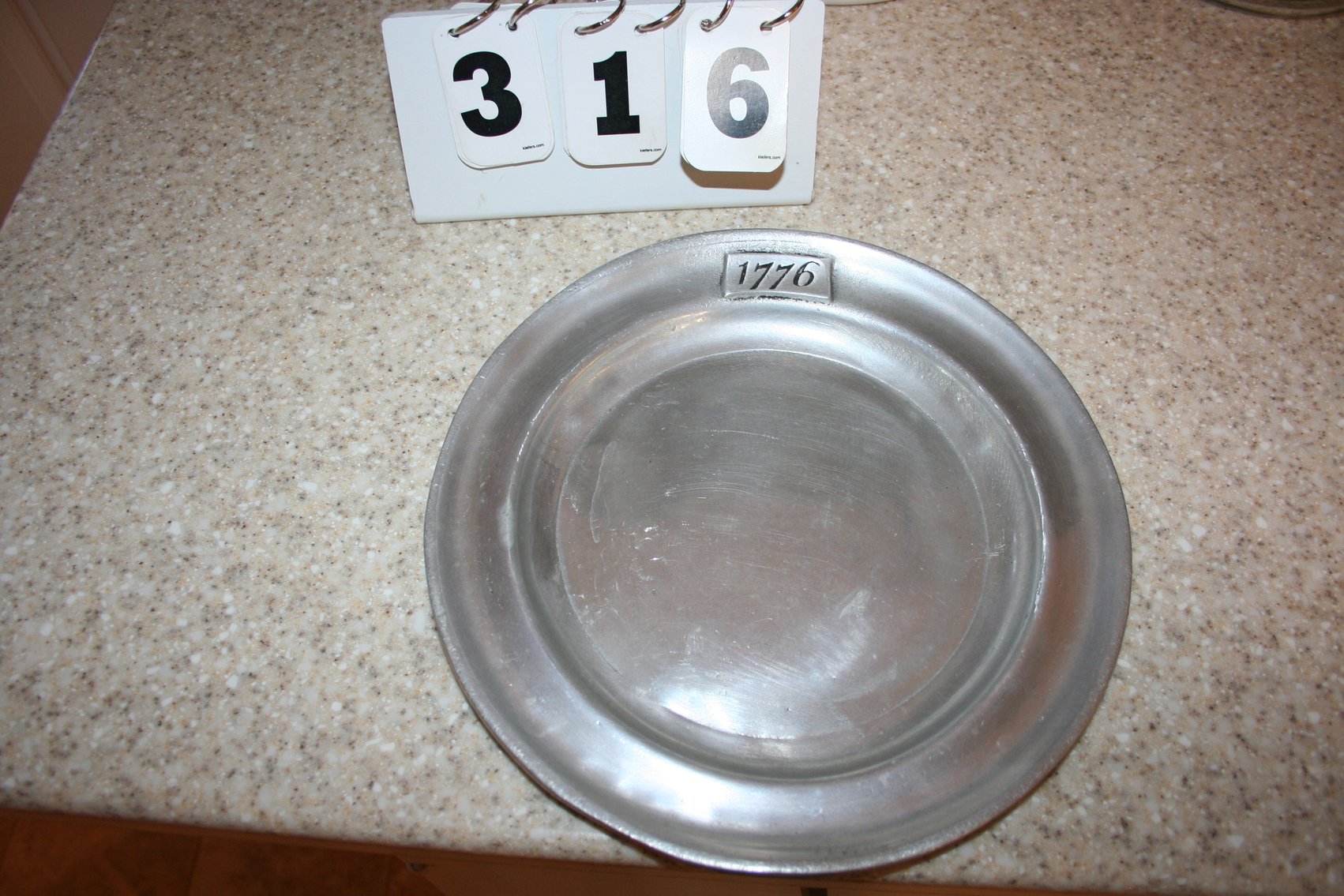 Image for Pewter Plate 1776