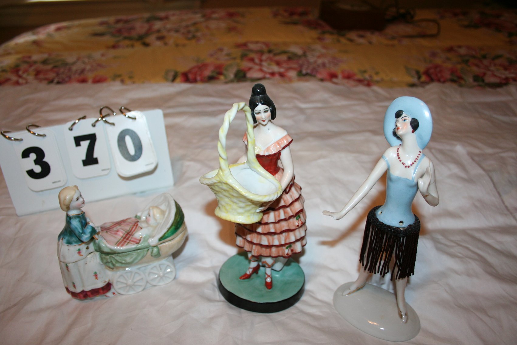 Image for Vintage Porcelain Figurines (3)