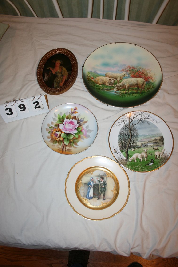 Image for Hand Painted Collection Plates & Painting