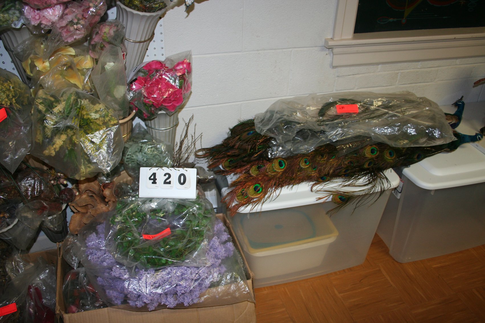 Image for Peacock, Feathers / Silk Floral