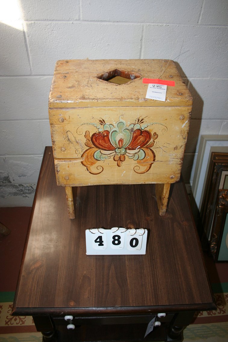 Image for Hand Painted Stool