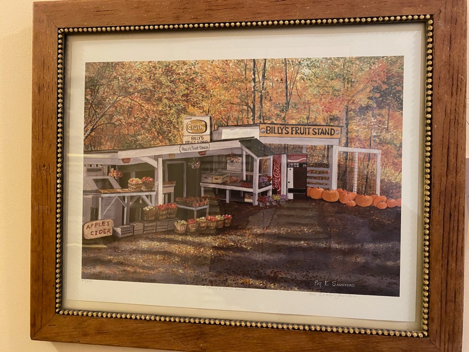 Image for Billy's Fruit Stand - Artist Pat Saunders