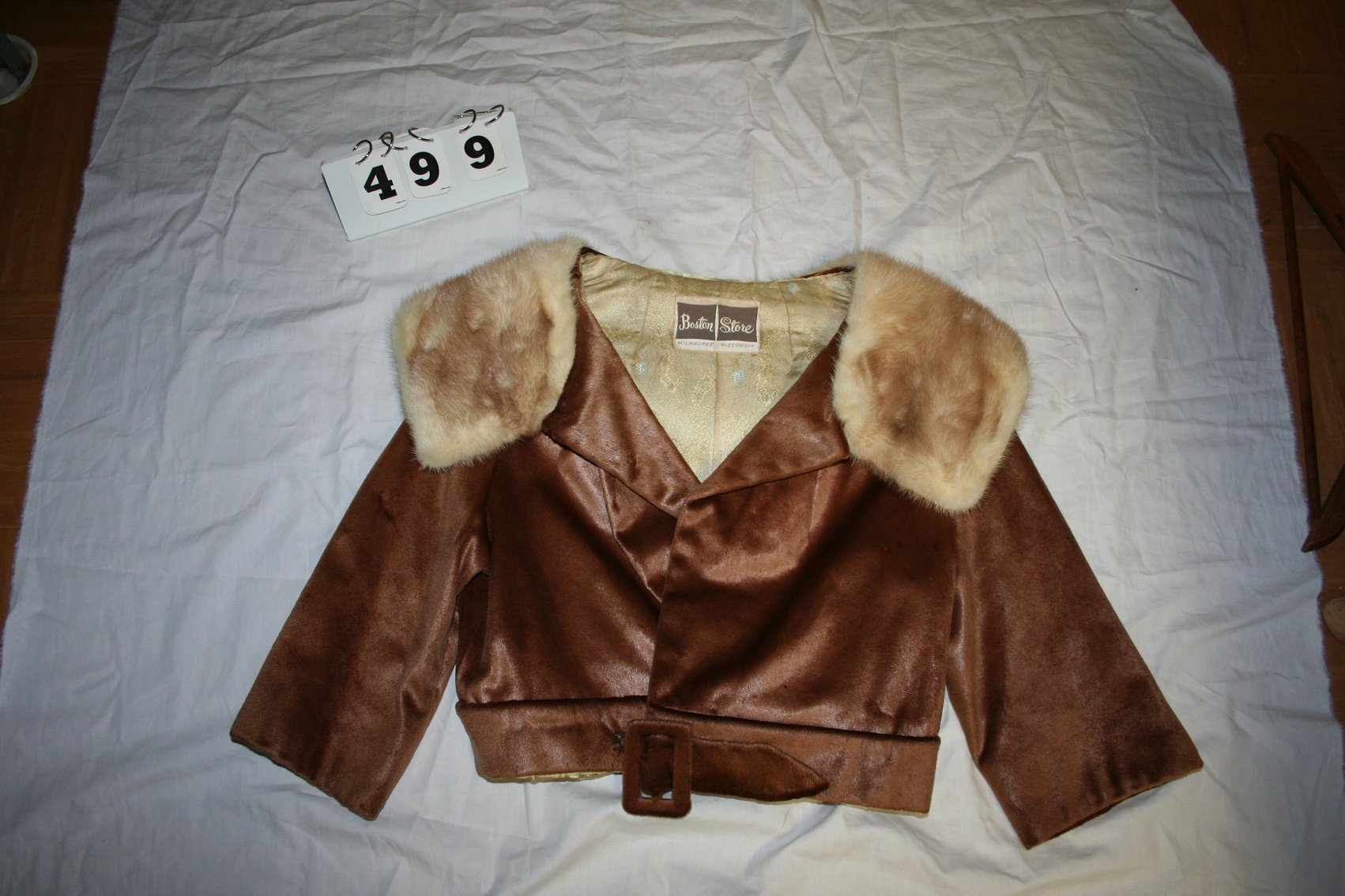 Image for Seal Skin Jacket / Mink Size 2
