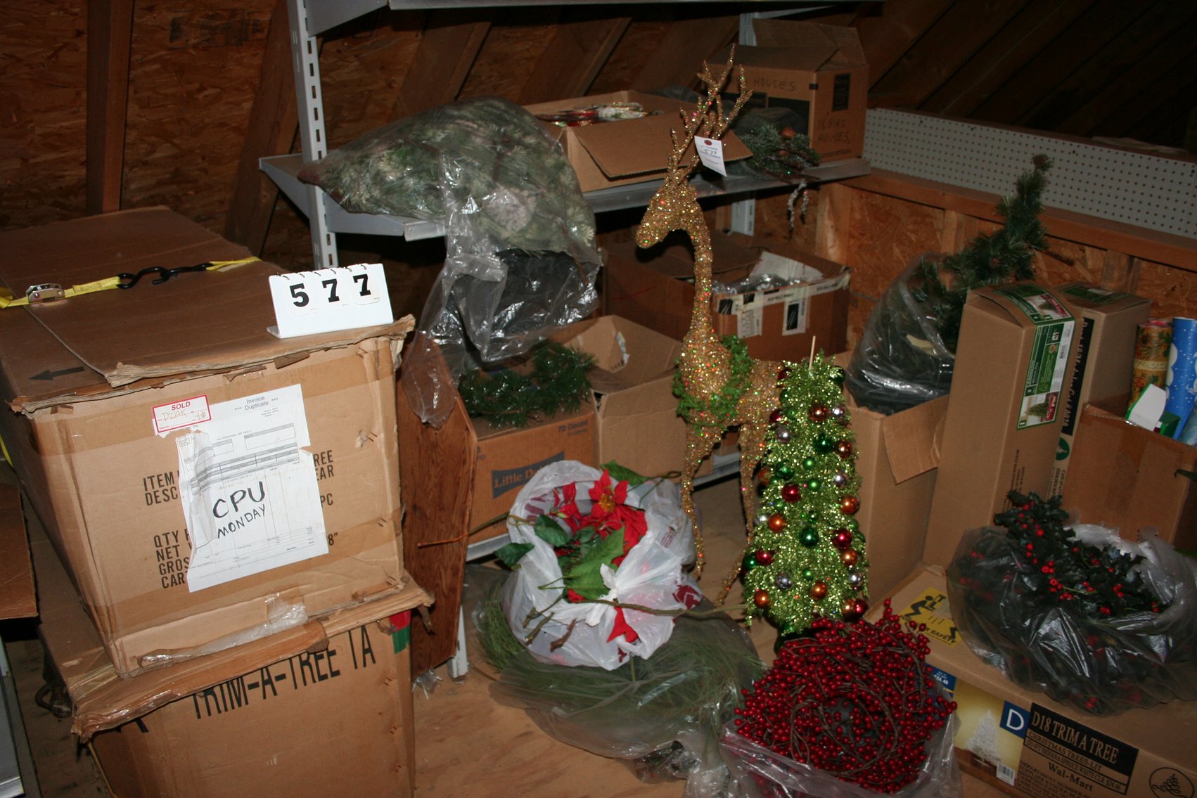 Image for Large Lot Christmas Decorations & Tree