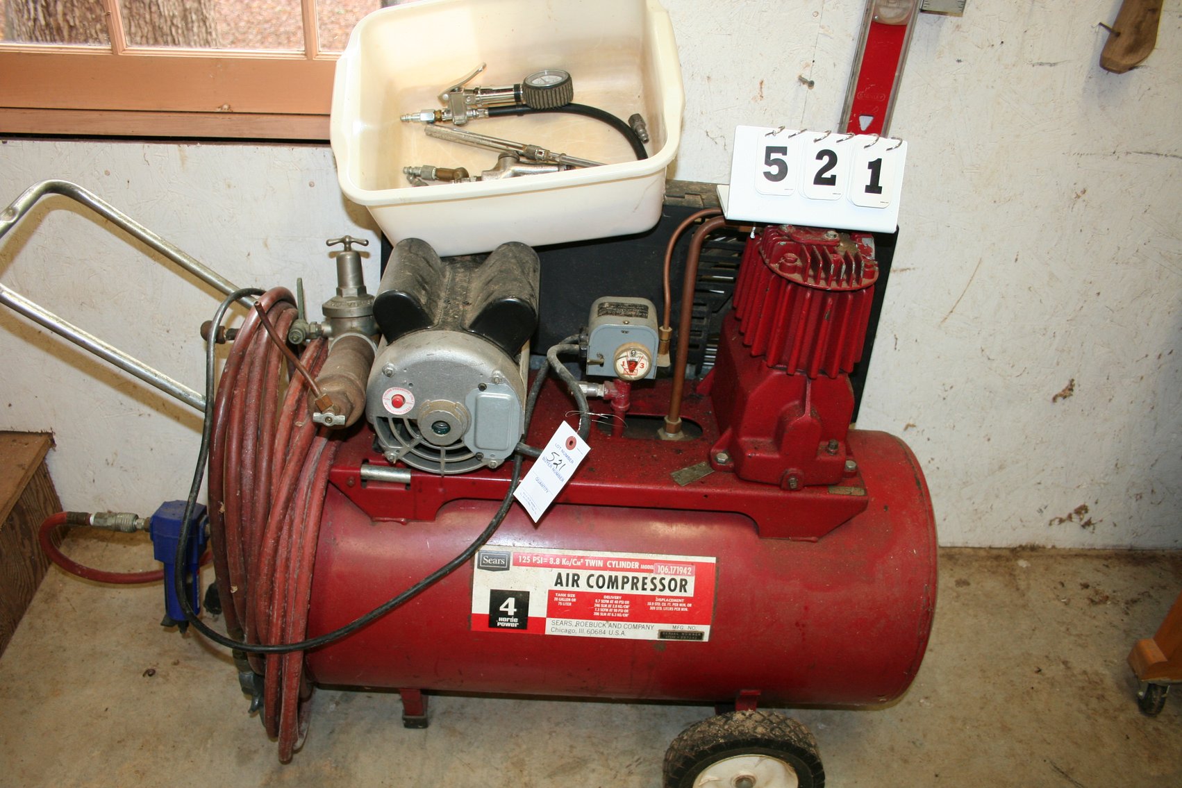 Image for Sears 125 PSI Air Compressor