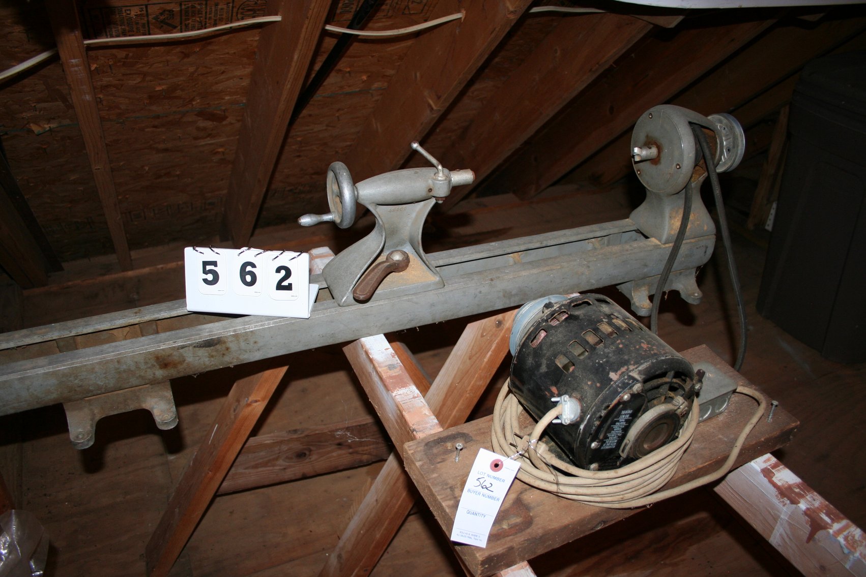 Image for Vintage Lathe & Saw Horses