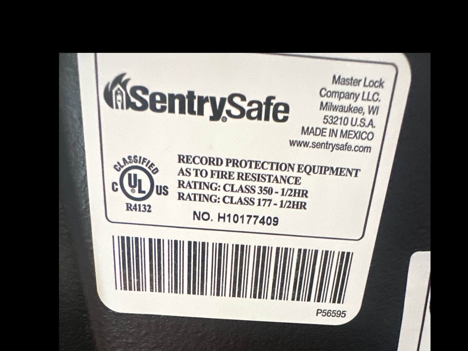 Image for Sentry safe