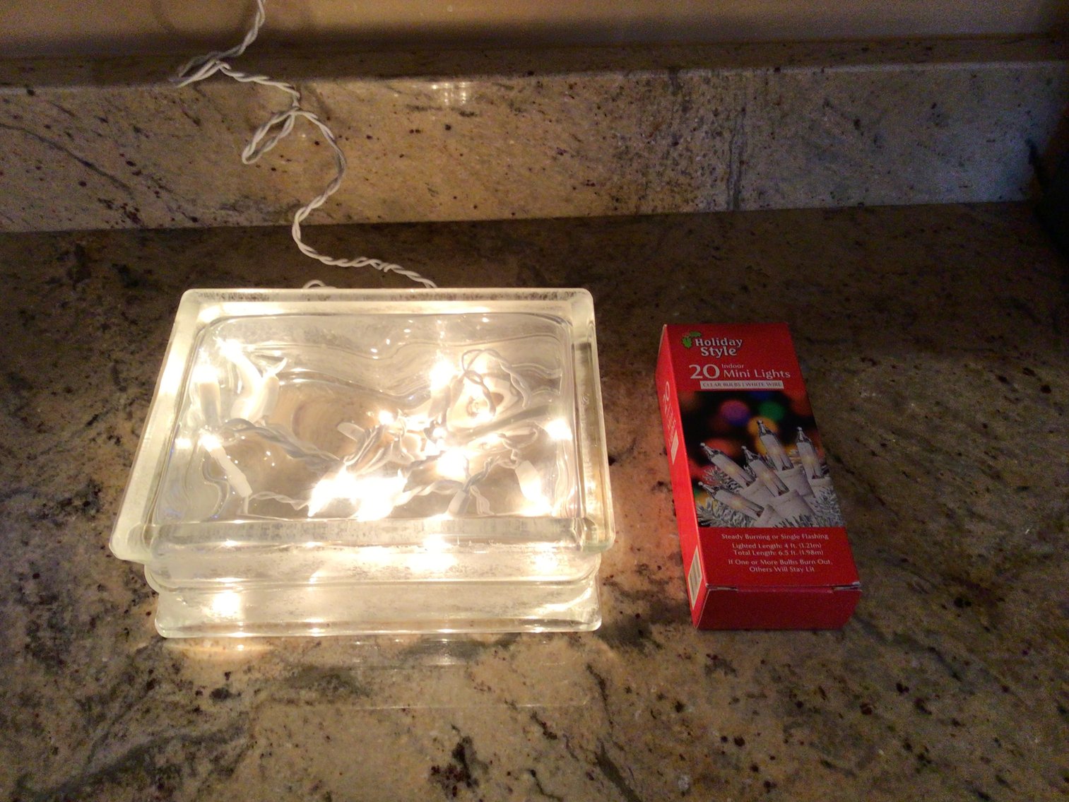 Image for Glass Block Night Light