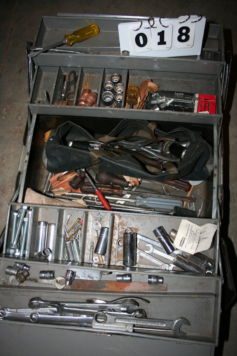 Image for Vintage Tool Box & Tools