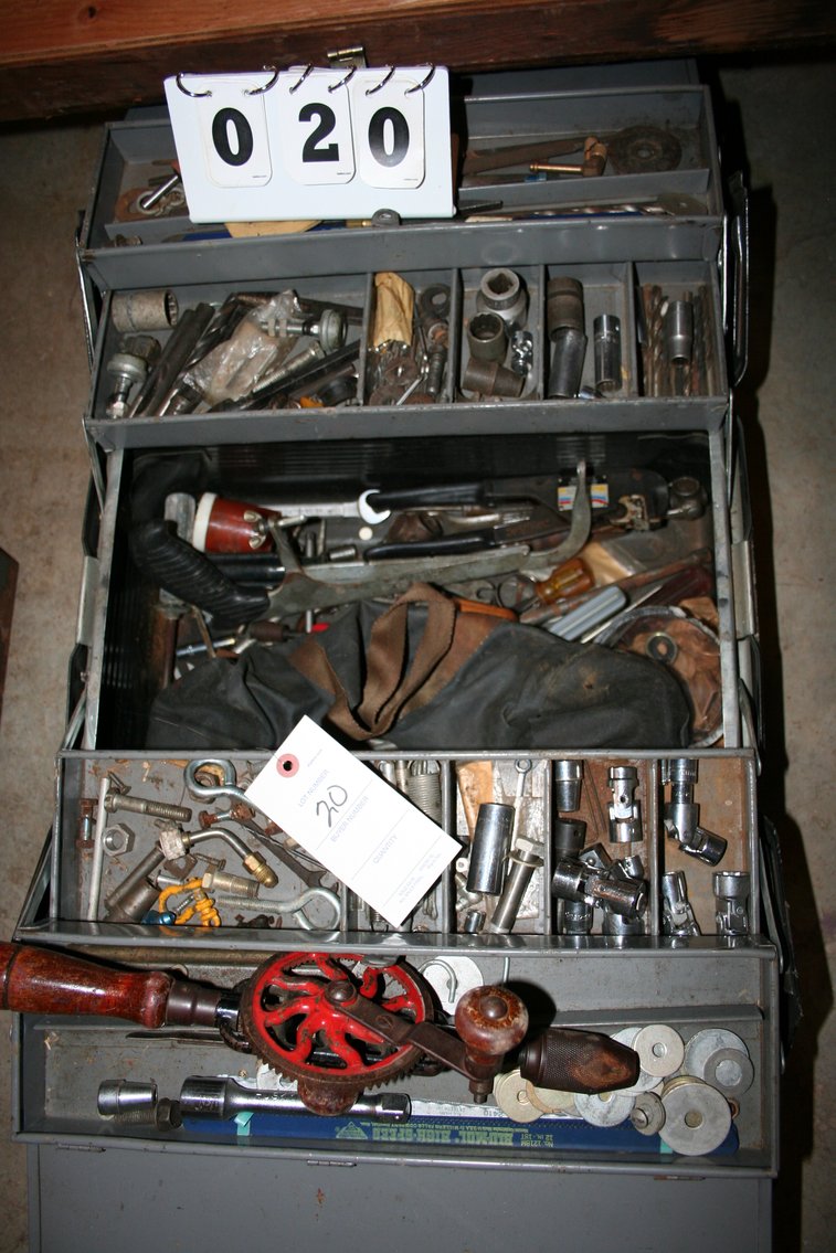 Image for Vintage Tool Box & Tools