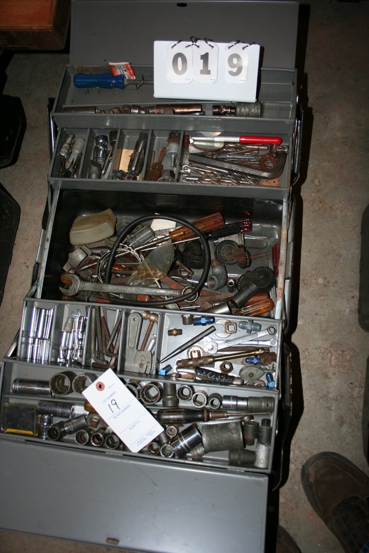 Image for Vintage Tool Box & Tools