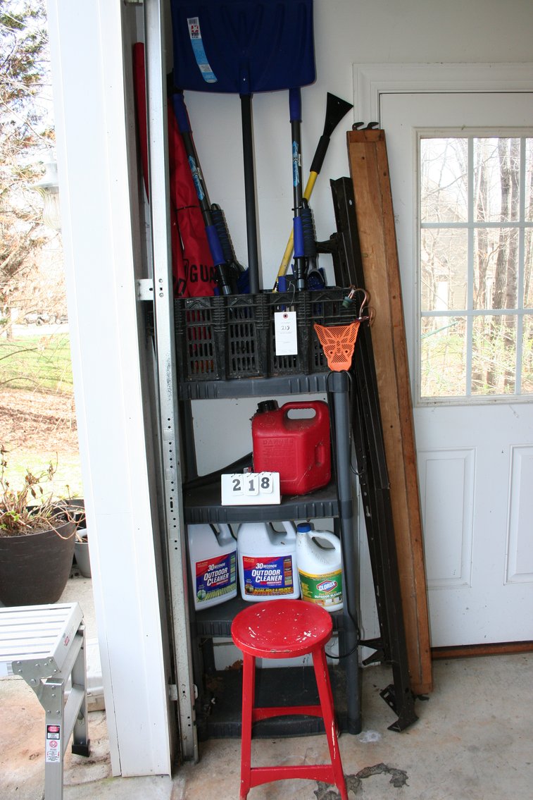 Image for Cabinet Contents / Metal Stool