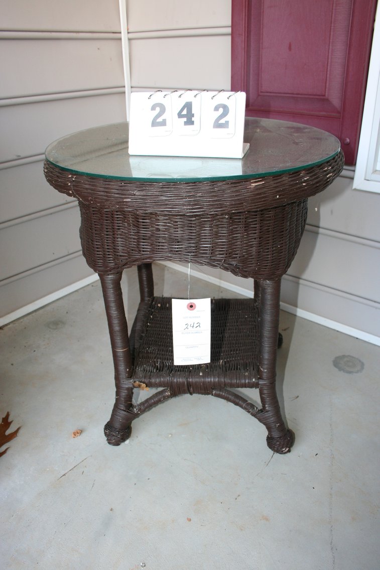 Image for Wicker Table 24