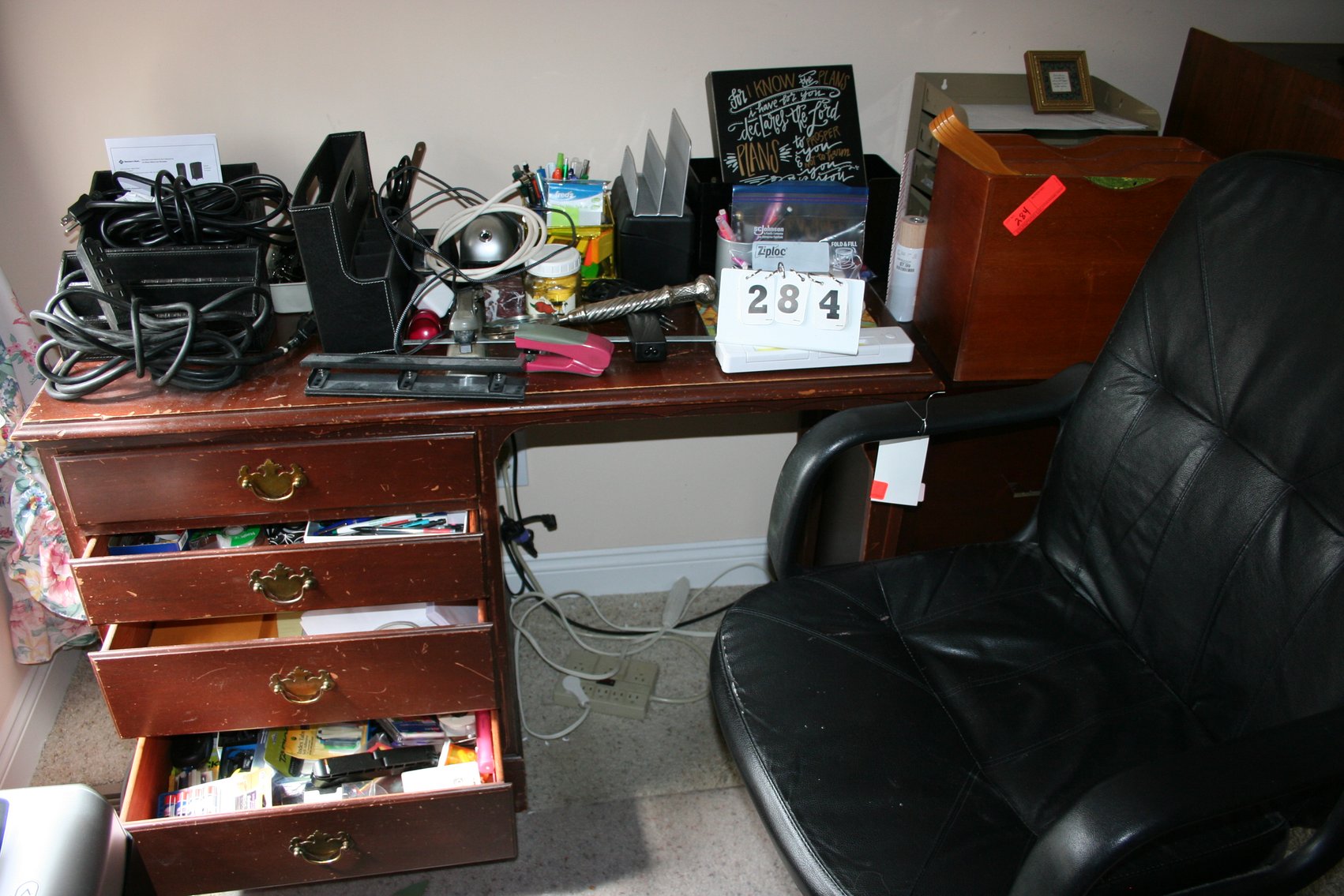 Image for Office Desk / Chair & Contents