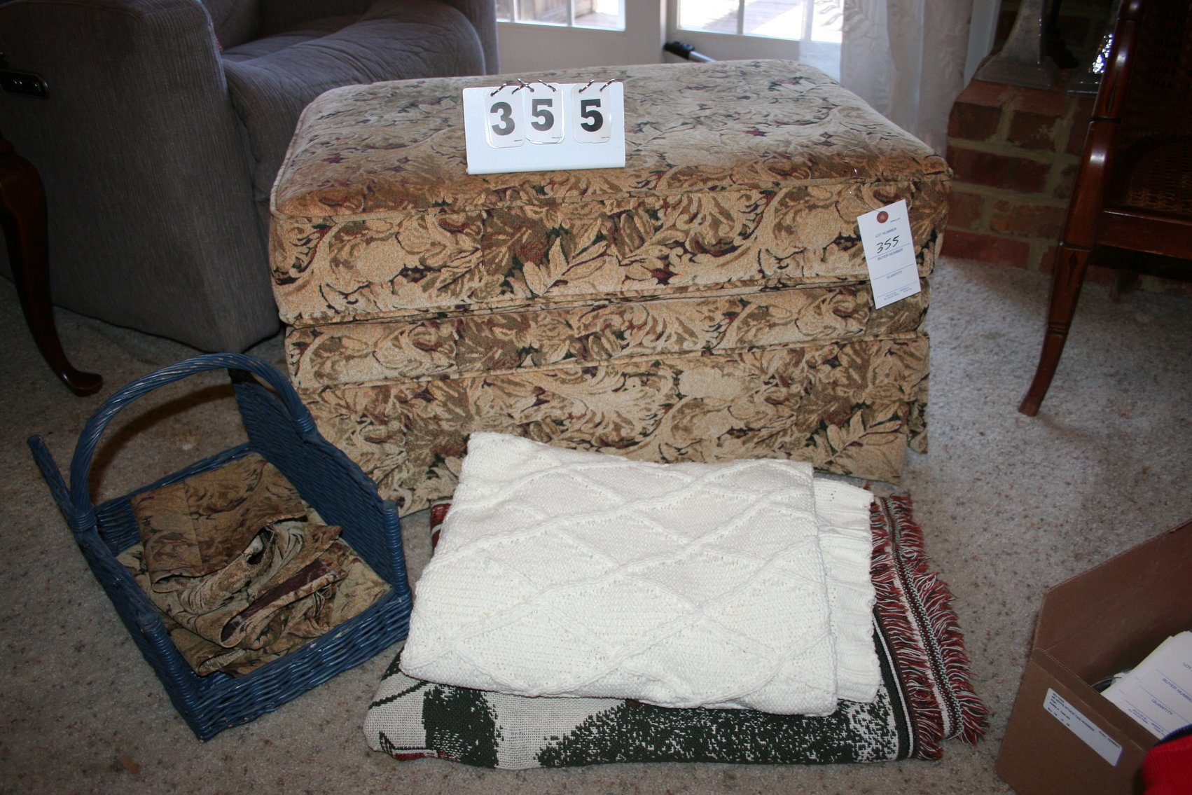 Image for Ottoman & Blankets
