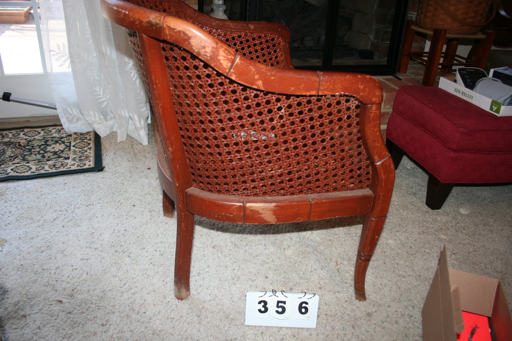 Image for Mid Century Bamboo & Cane Bottom