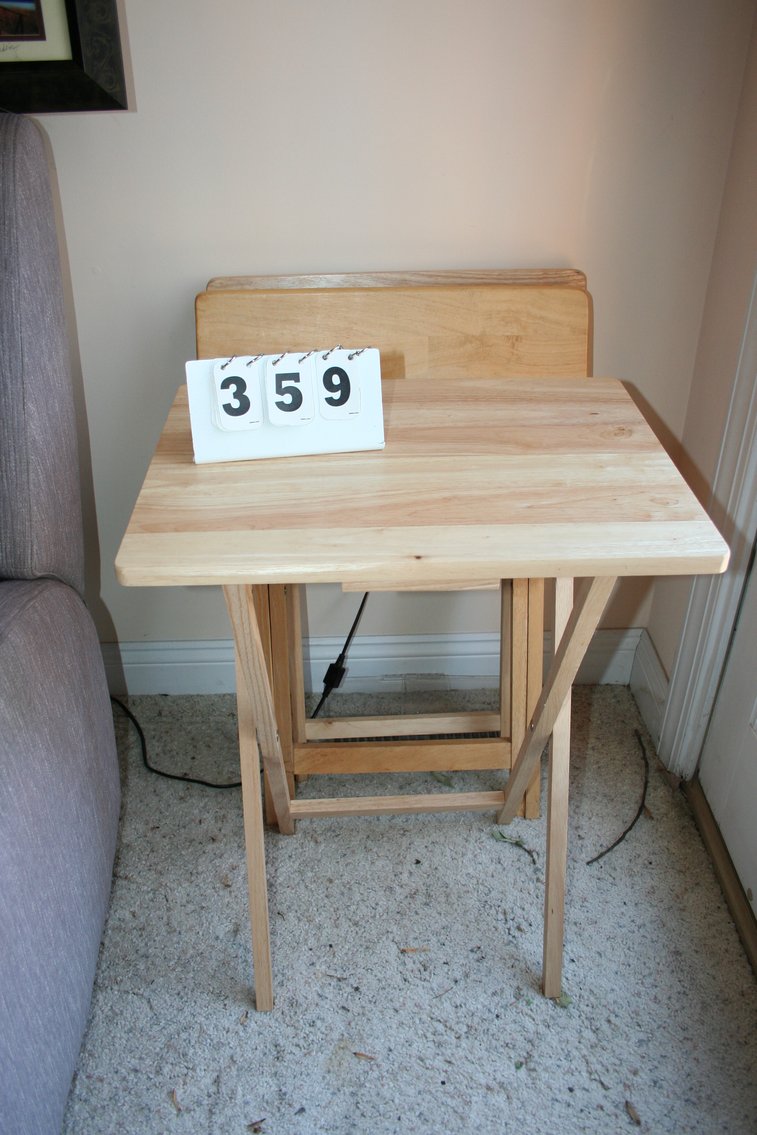 Image for 4 Folding Tray Tables