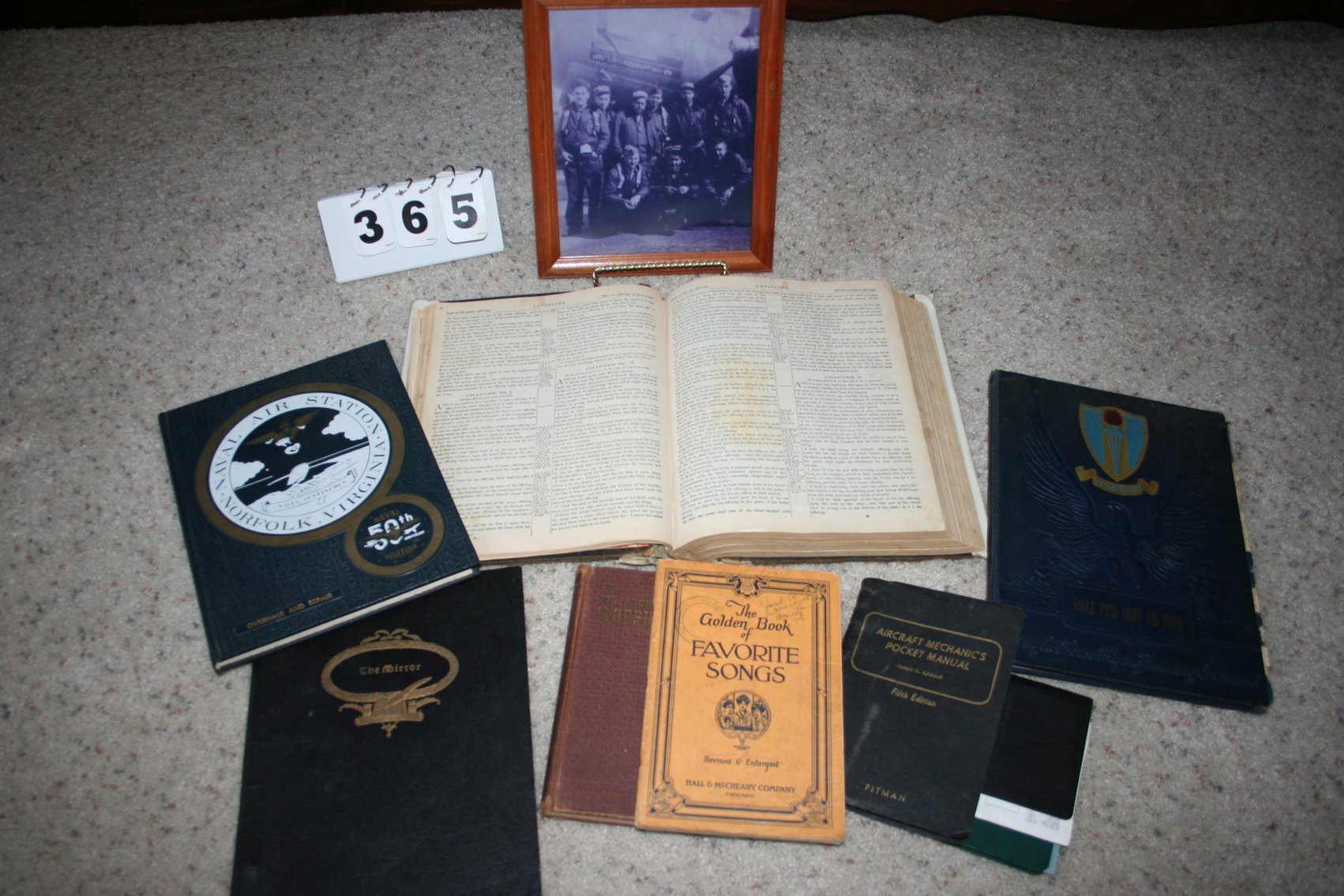 Image for Old Books & Manuals / Bible, Bedford 1800's Books