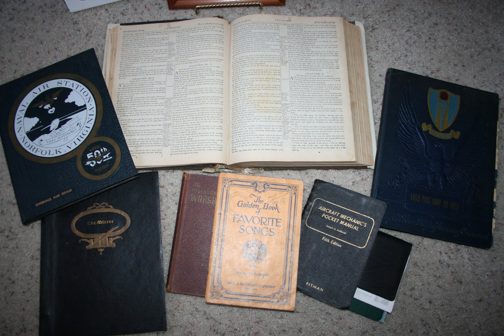 Image for Old Books & Manuals / Bible, Bedford 1800's Books