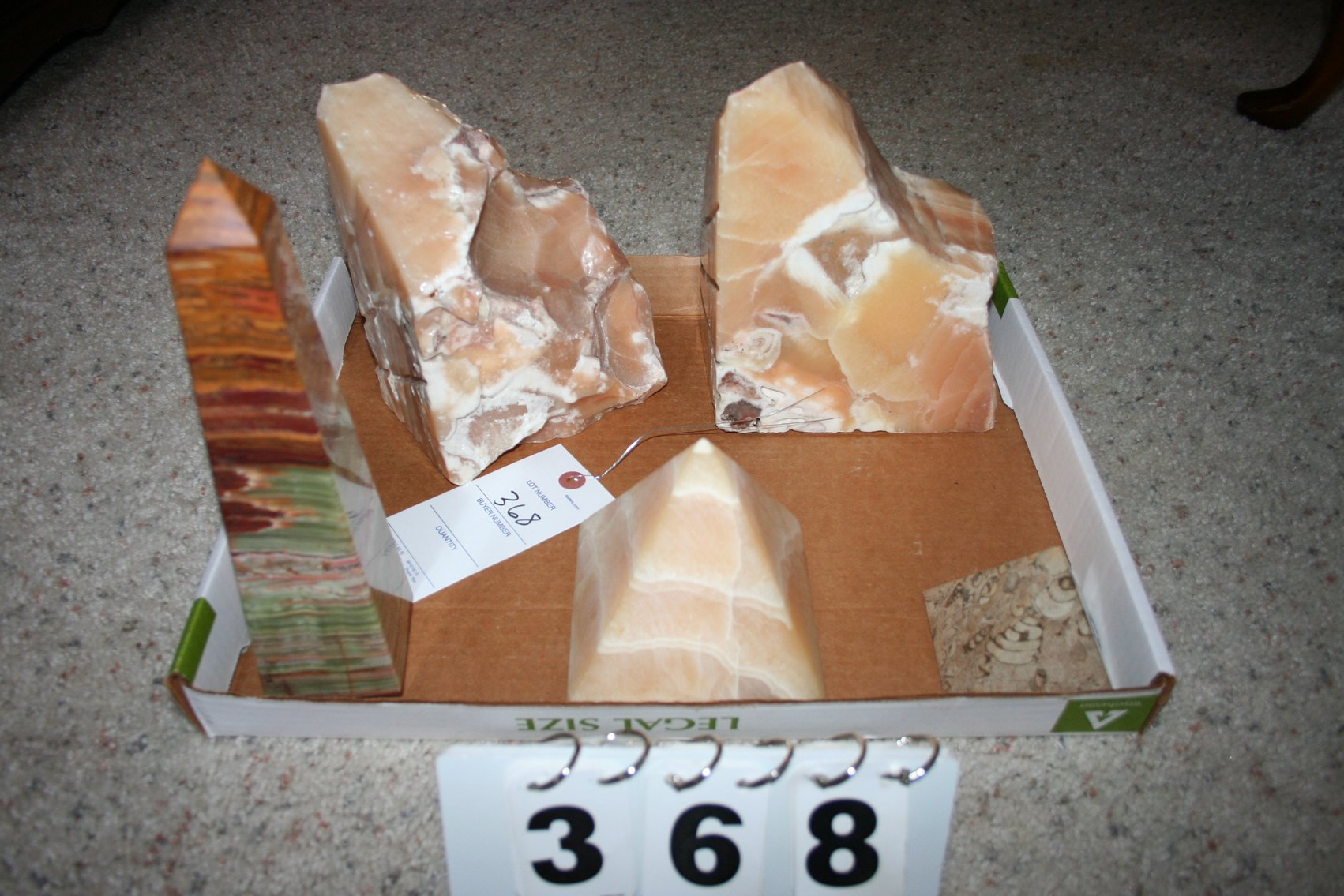 Image for Calcite Book Ends / Misc Items