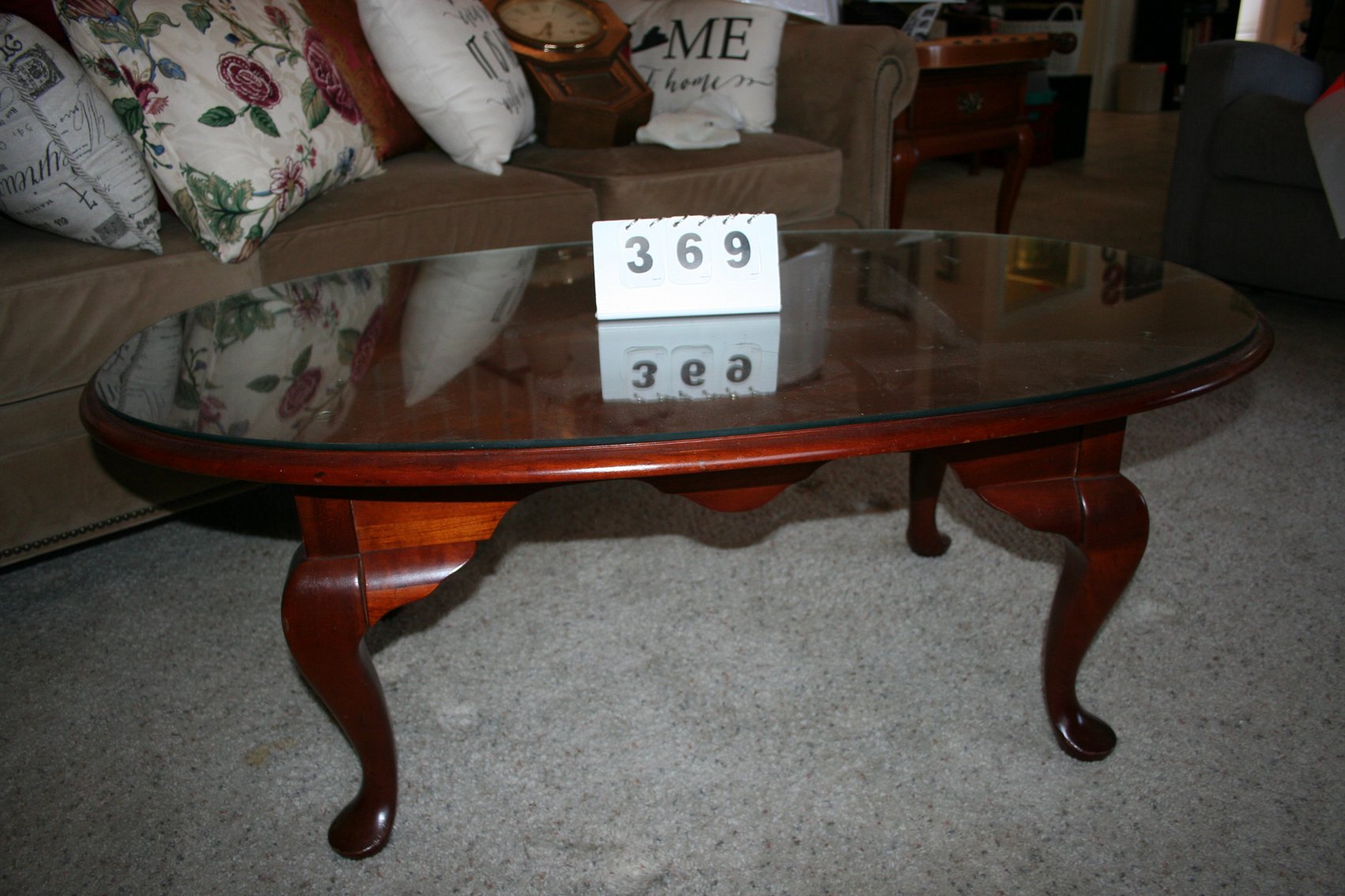 Image for Oval Table Cherry 47