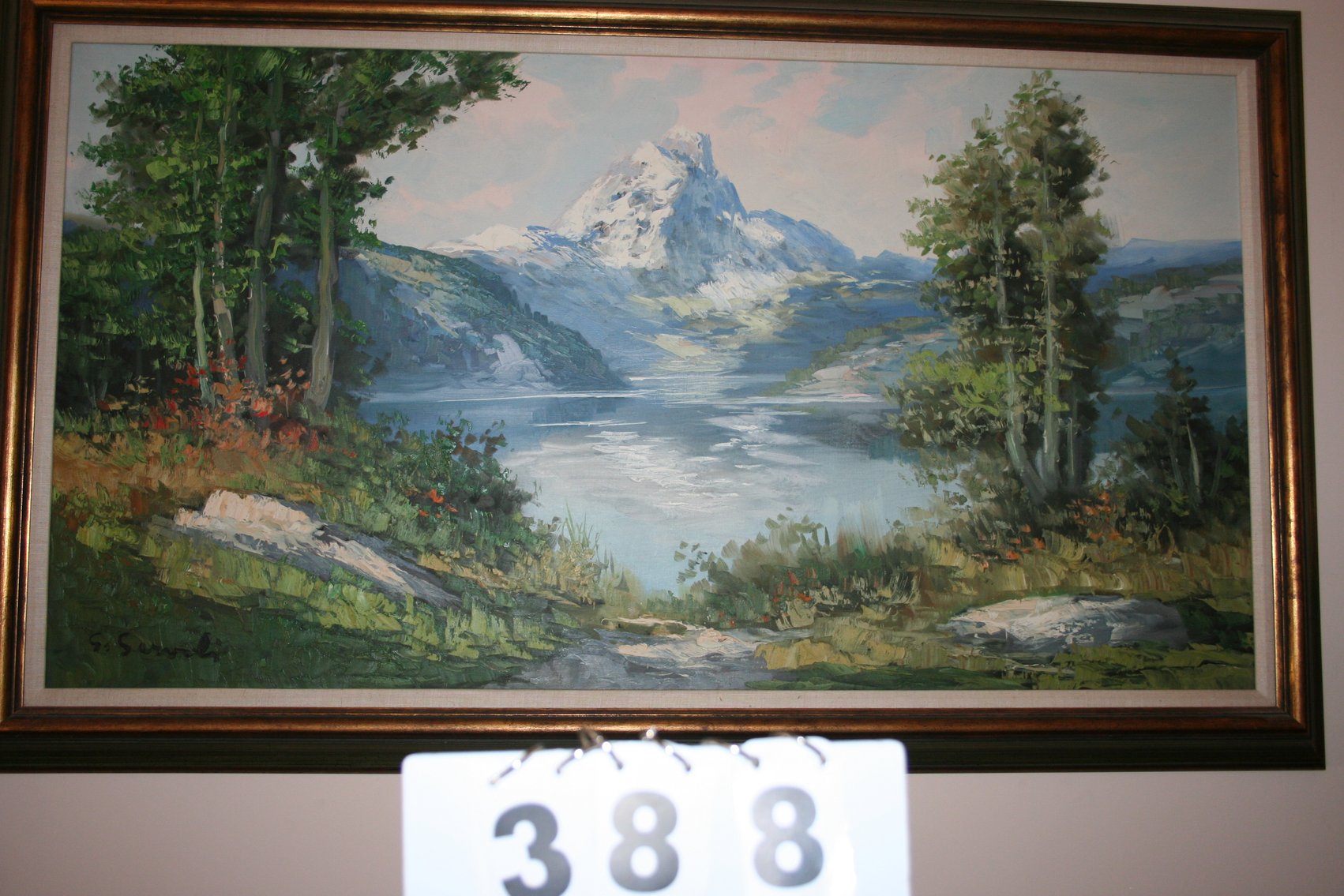 Image for Signed S Servili Oil Painting 49