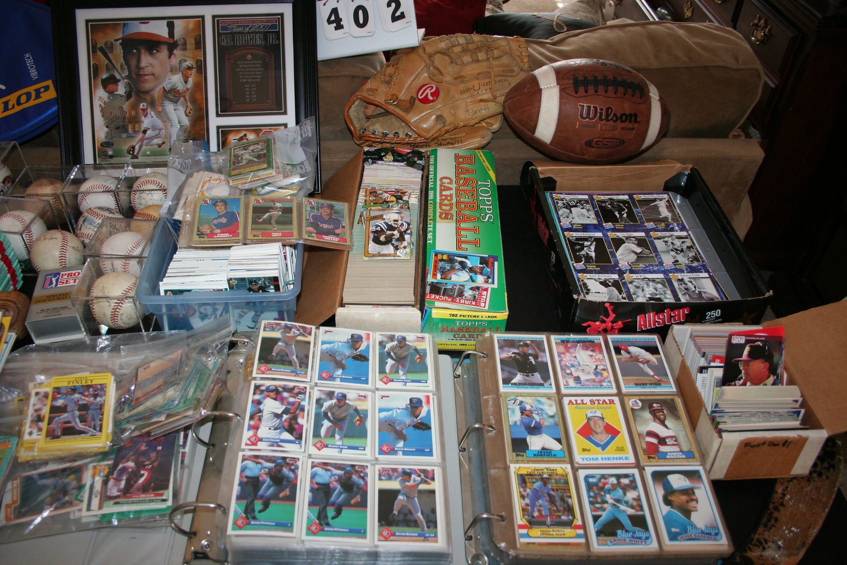 Image for Huge Collection Autographed Balls, Football, Baseball, Bats