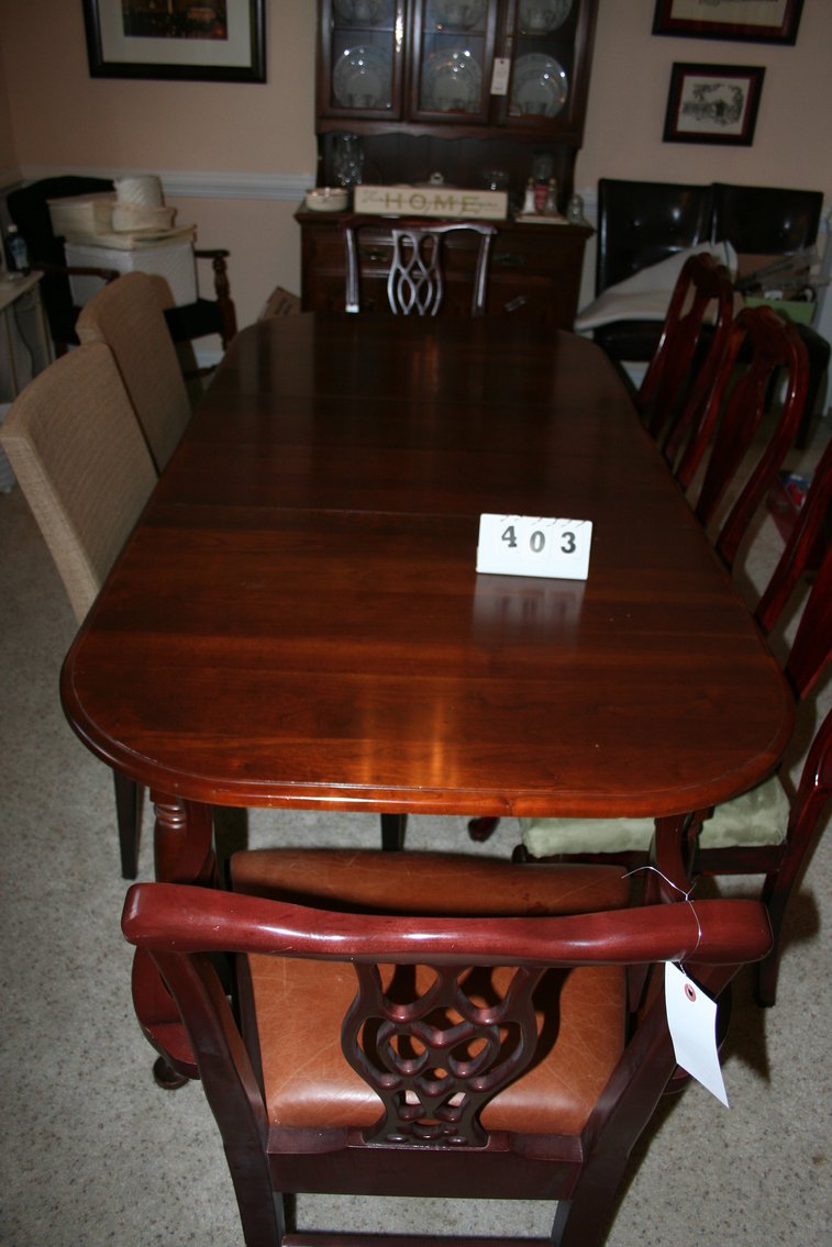 Image for Dining Table Walnut 7 Chairs 7 Foot X 48