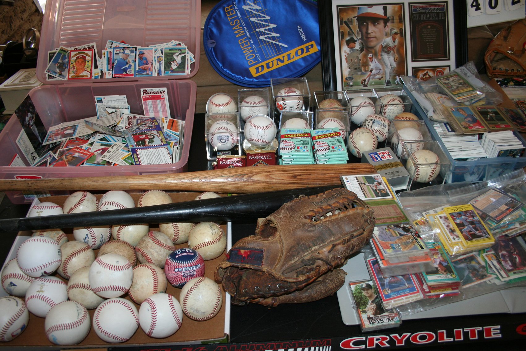 Image for Huge Collection Autographed Balls, Football, Baseball, Bats