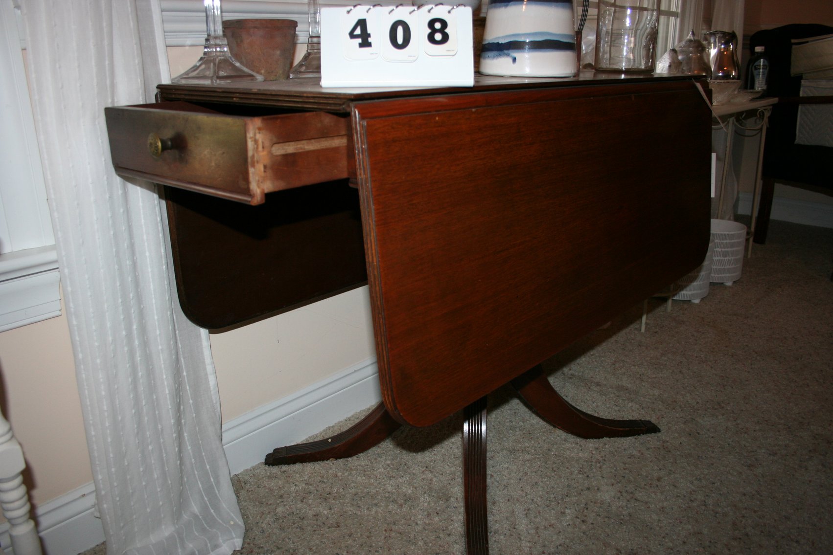 Image for Walnut Drop Leaf Table (Only)