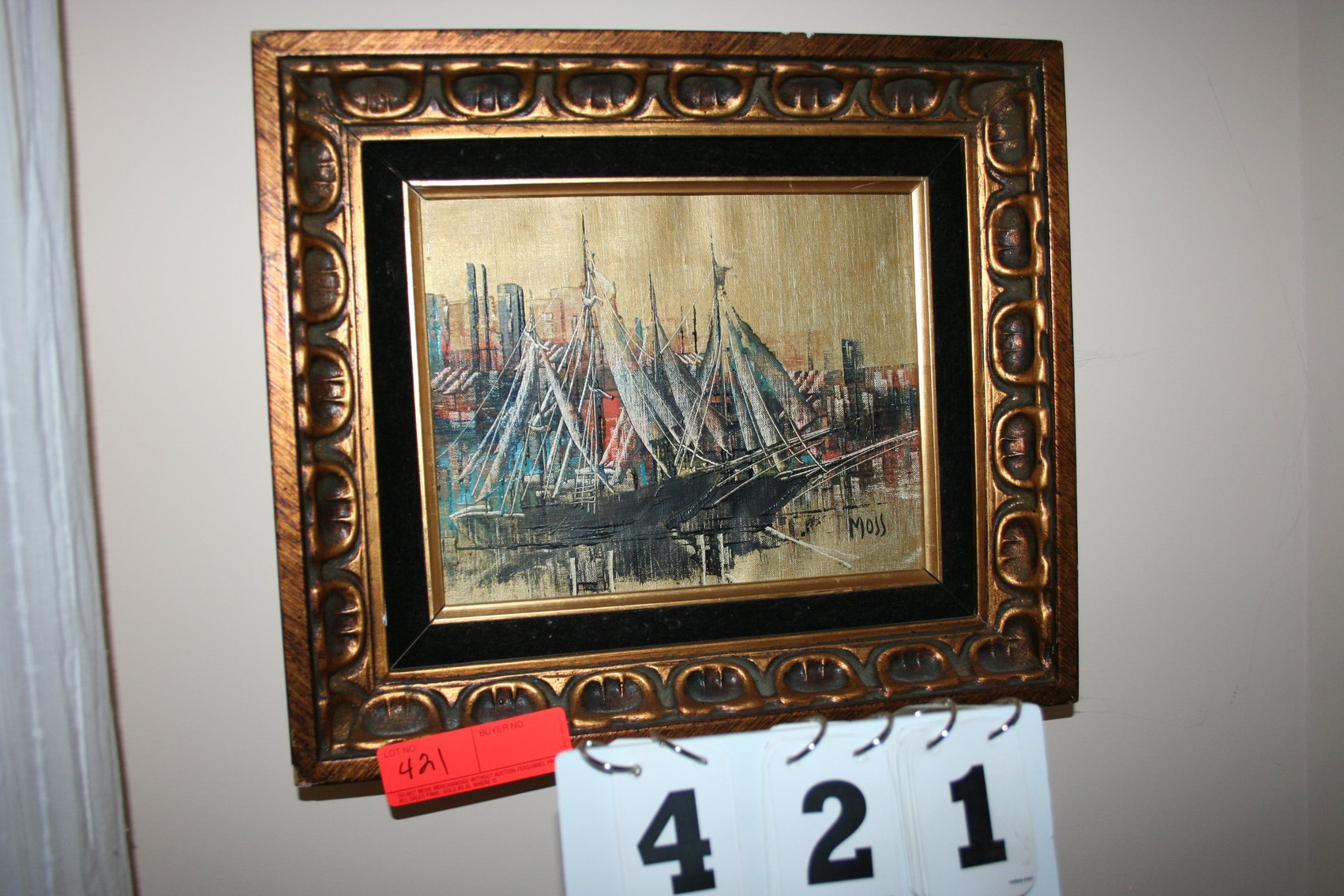 Image for Oil On Canvas Signed Moss