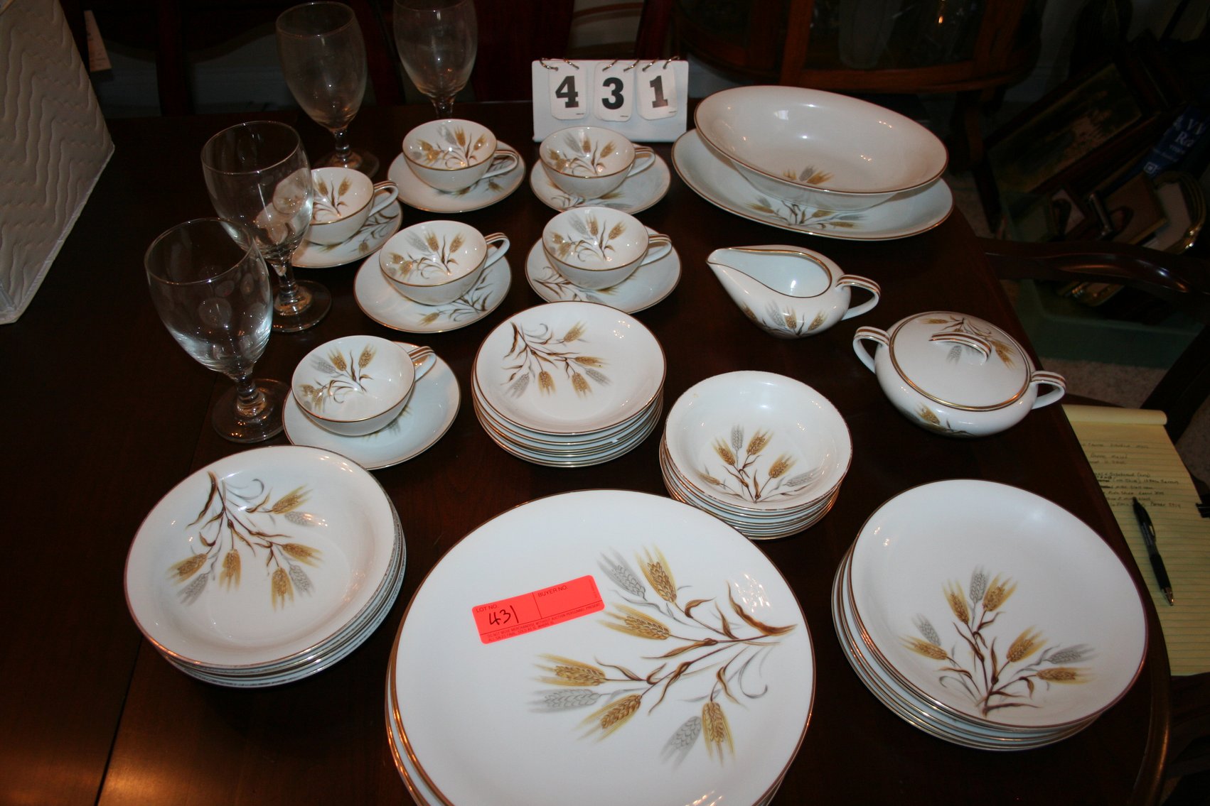 Image for Noritake Wheaton 6 Place Setting Pattern 5414