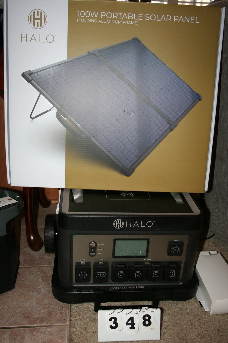 Image for Halo Power Station 1600 & Solar Panel (Working)