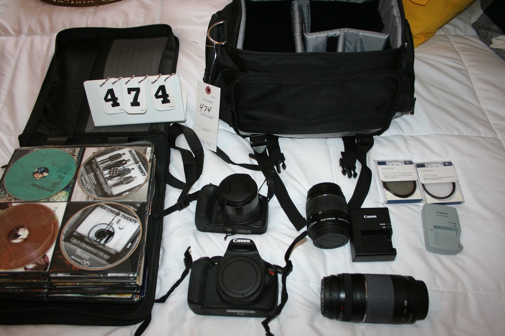 Image for Canon EOS Rebel T5 & Canon SX 530 HS & CD's