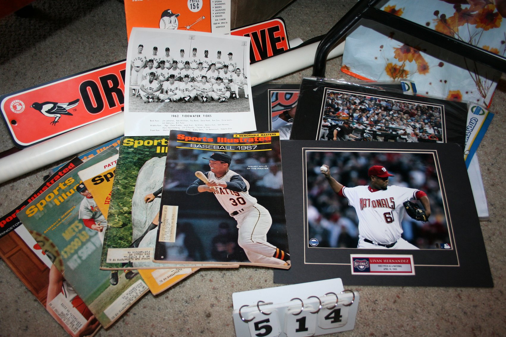 Image for Vintage Magazine, Sports Memorabilia 1960's