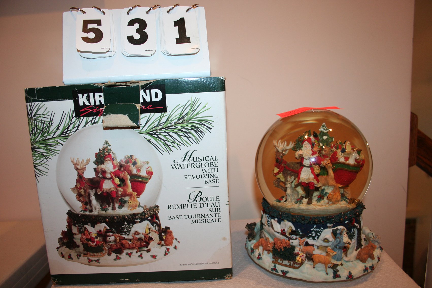 Image for Music Box Water Globe