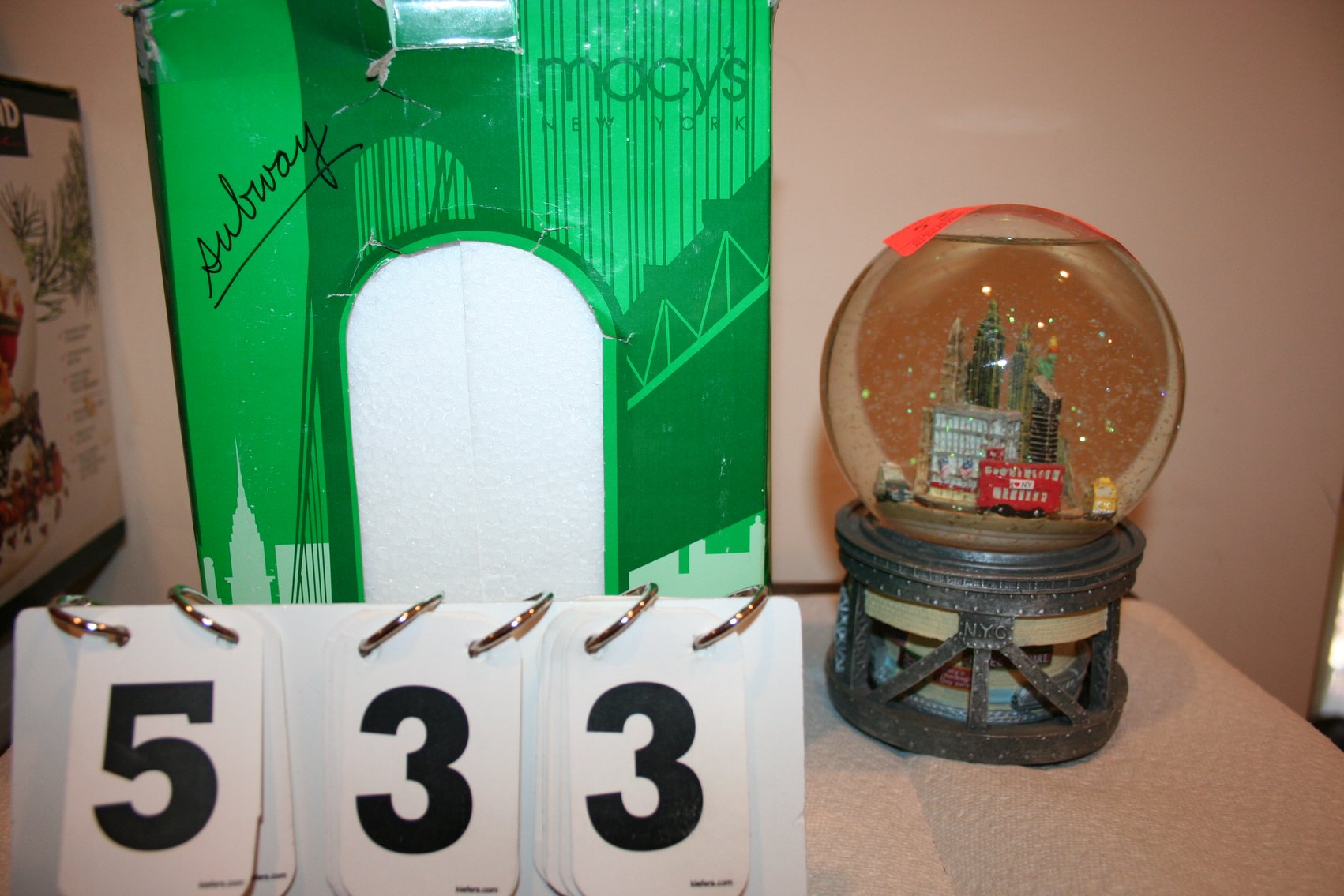 Image for Music Box Water Globe