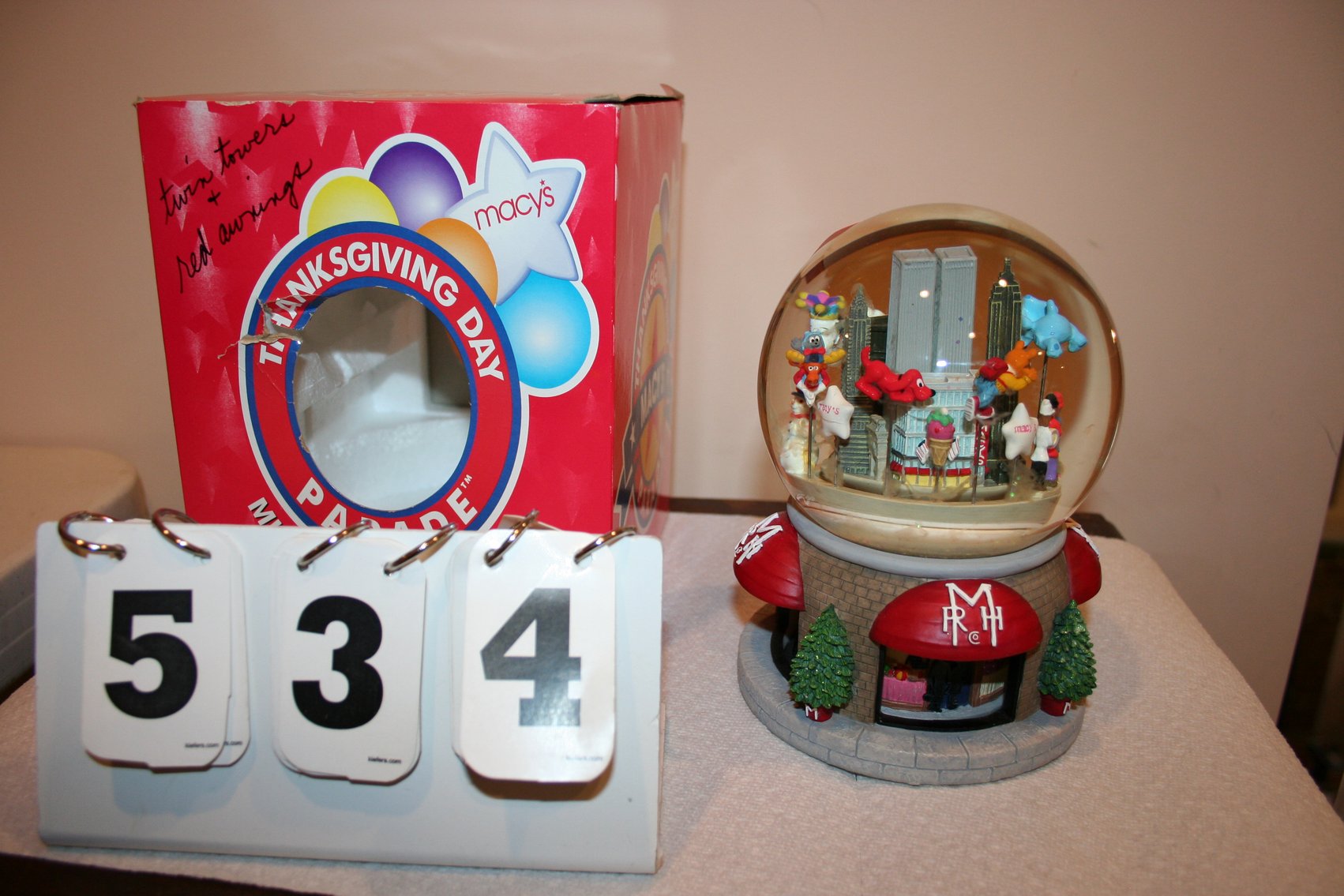 Image for Music Box Water Globe