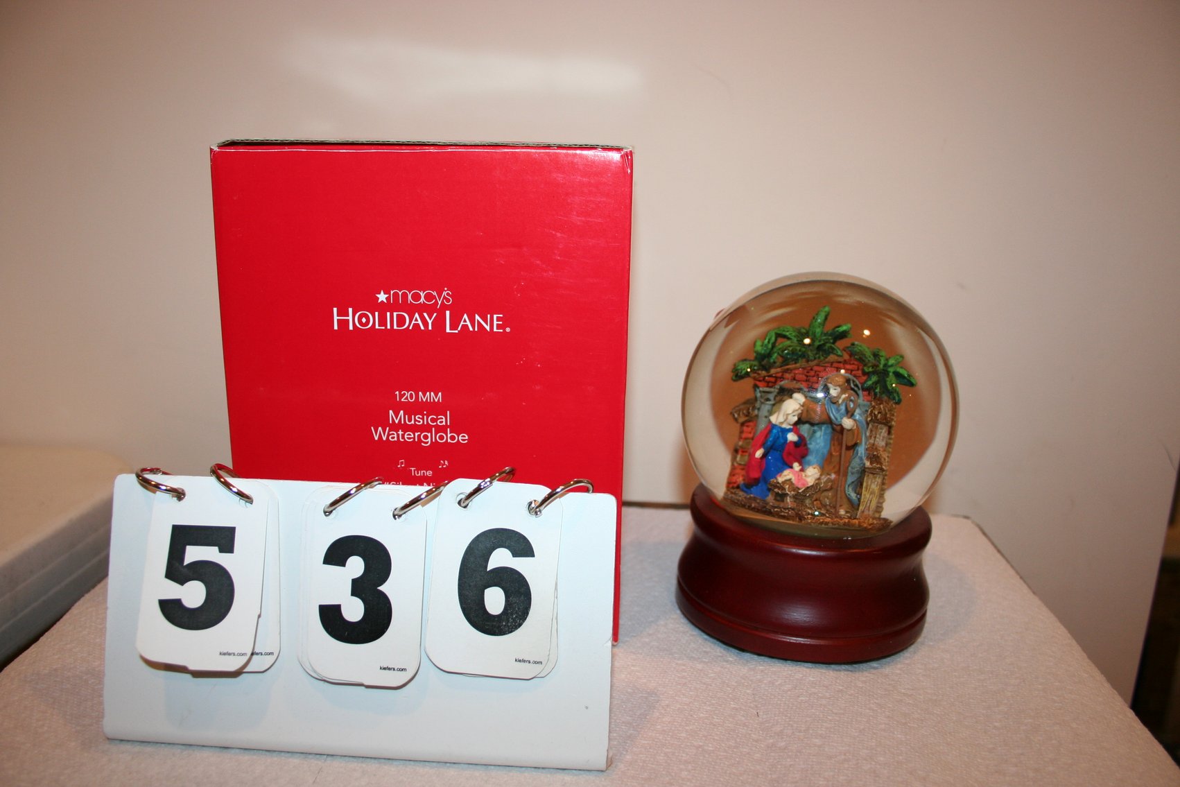 Image for Music Box Water Globe