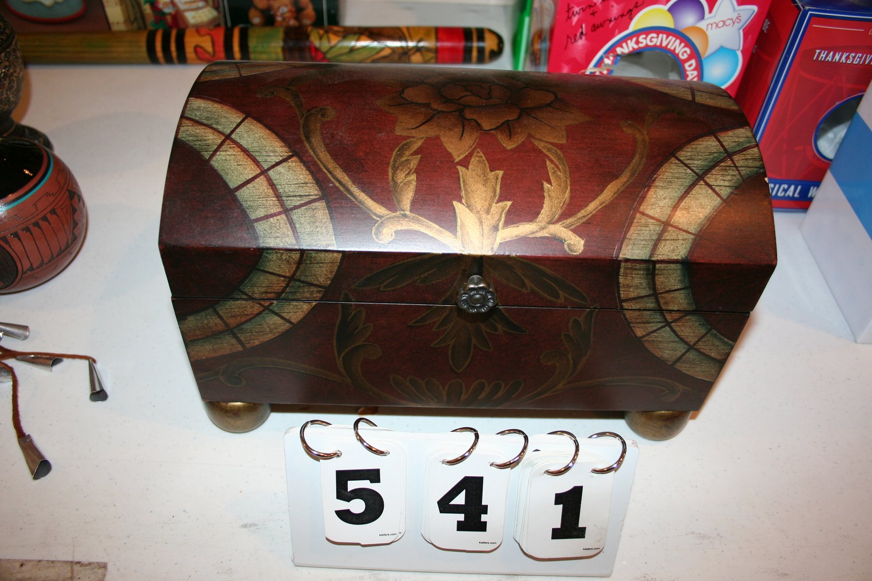 Image for Wooden Box Hand Painted