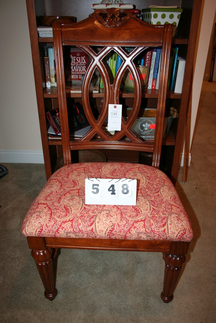 Image for Heavy Wood & Cushion Chair