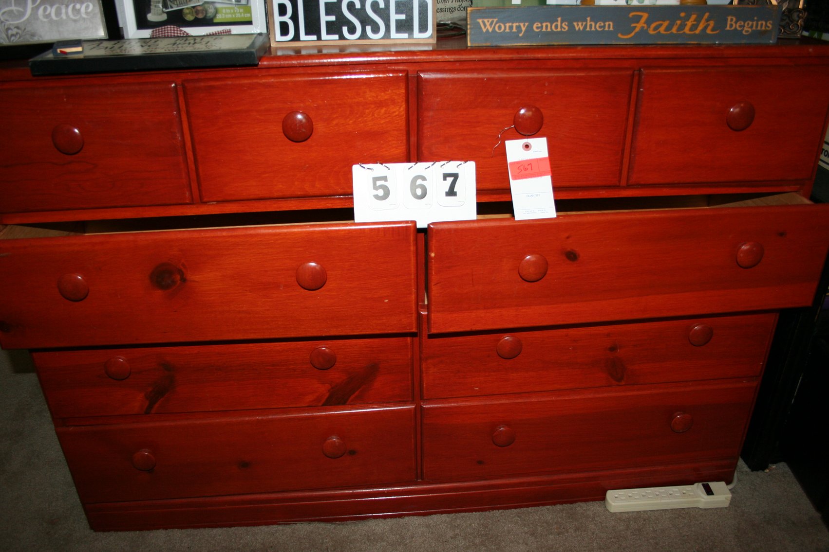 Image for Chest 8 Drawer (Pine)