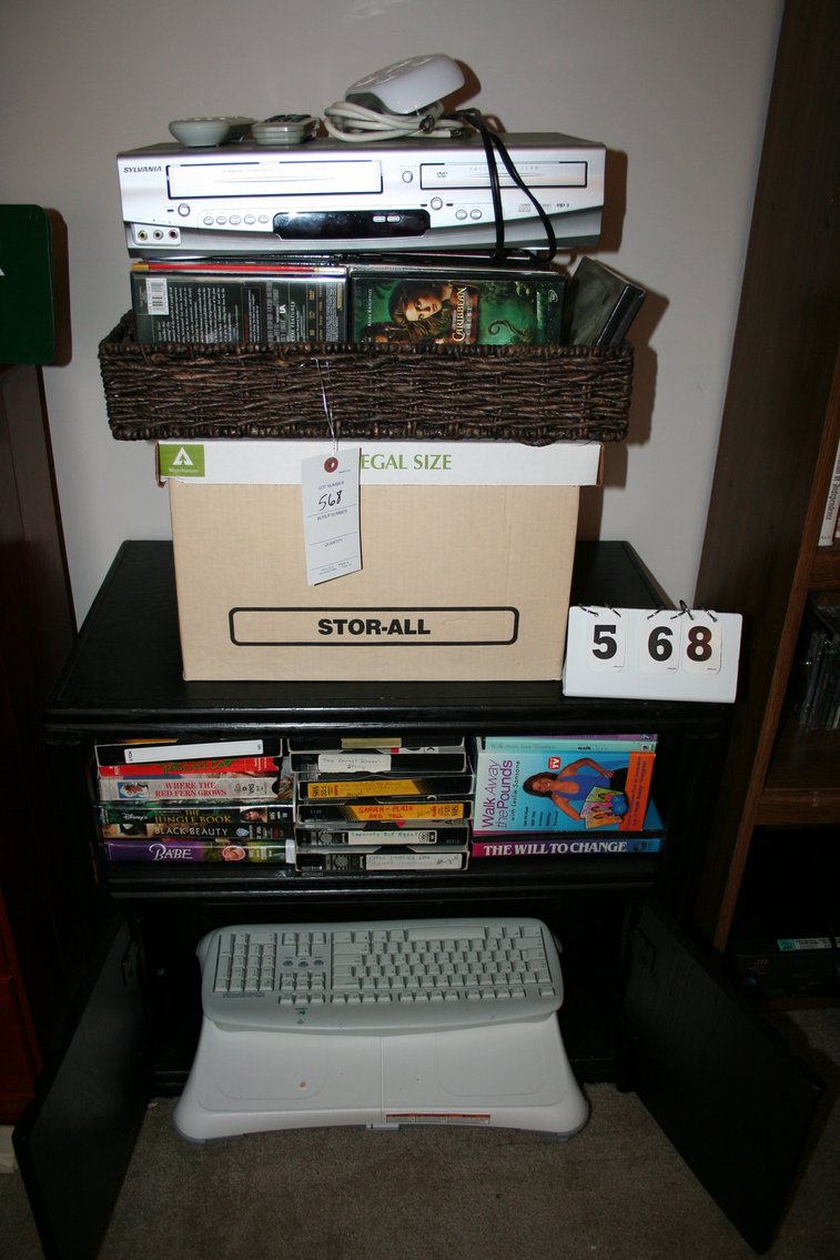 Image for DVD's & DVD Player & Cabinet