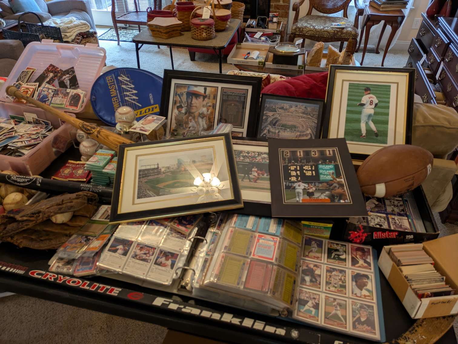 Image for Huge Collection Autographed Balls, Football, Baseball, Bats