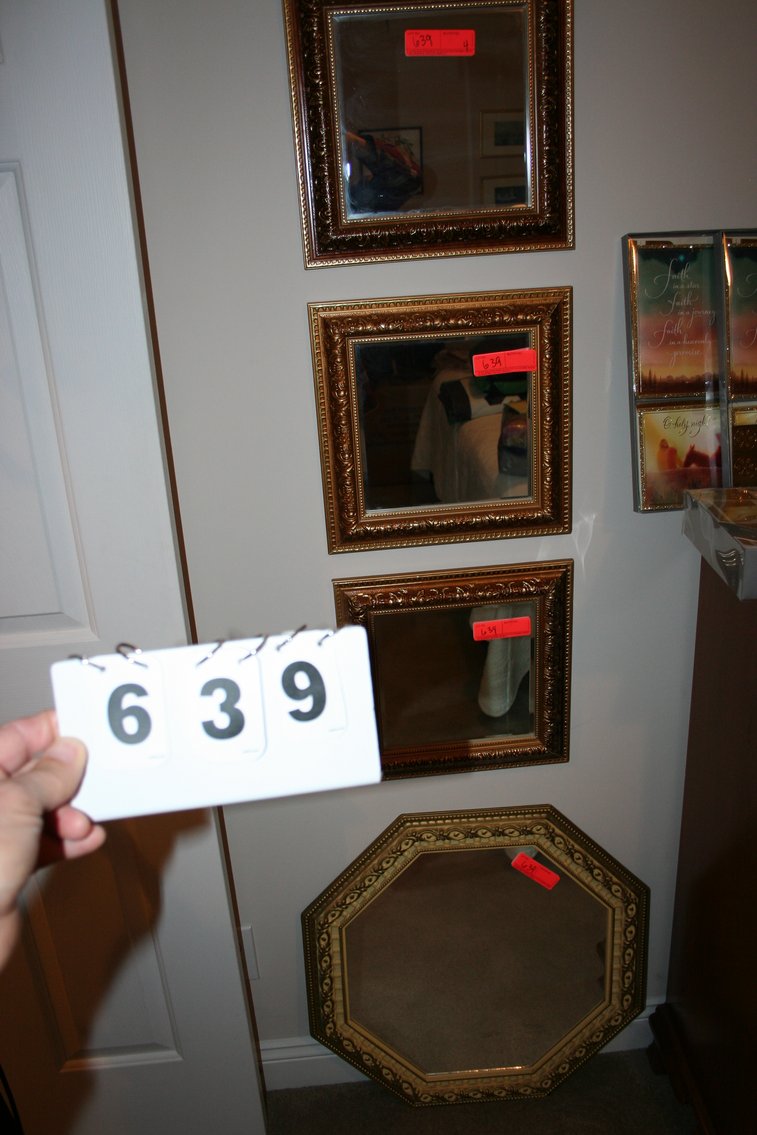 Image for Mirrors Gold Frame (4)